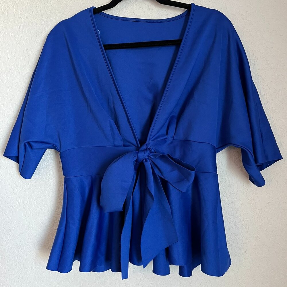 NWT Large Blue Aluna Levi Top